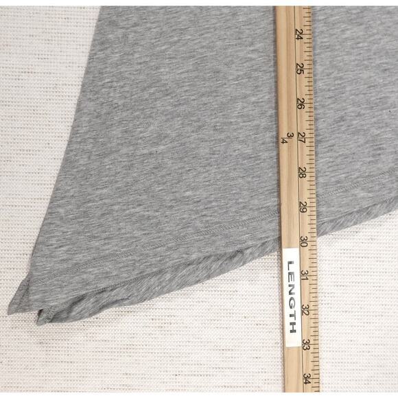 Lululemon To The Point Top Womens Size Large Gray Asymmetric Yoga Lounge - Picture 11 of 11